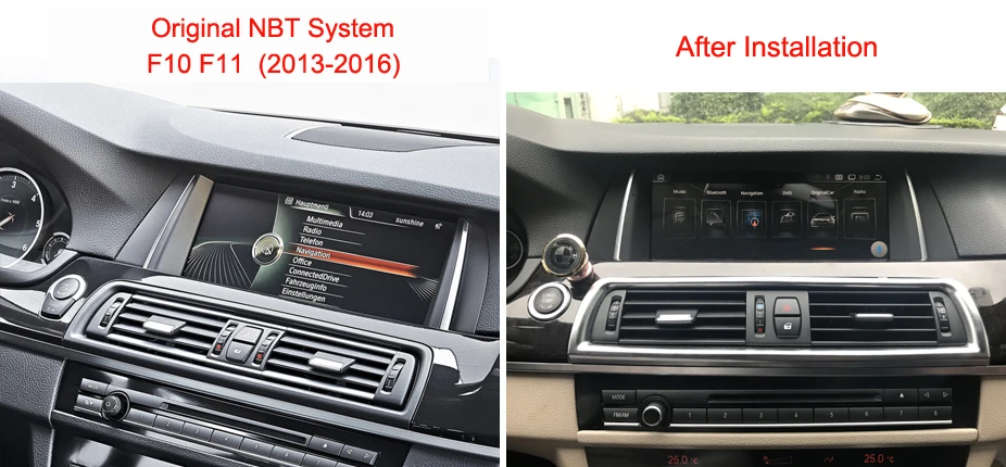 Top COIKA Android 8.1 System Car Video Player For BMW F10 F11 GPS Navi Multimedia WIFI BT AUX 2+32G RAM IPS Touch Screen USB Carplay 2