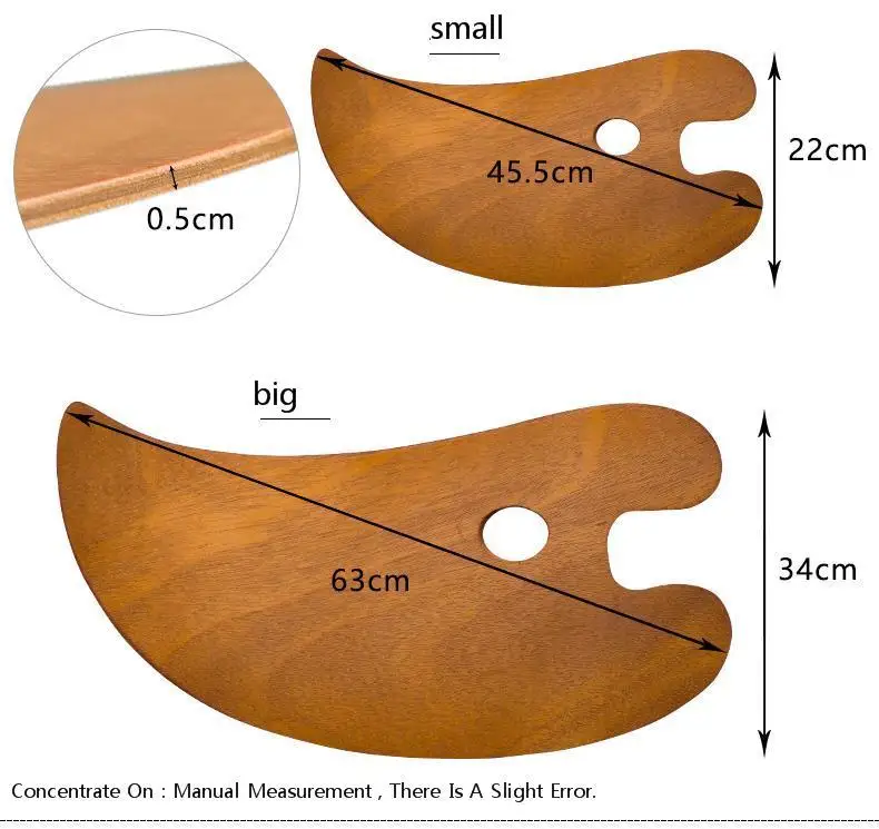 Woodiness талии Палетка для контуринга масла краски ing инструмент товары для рукоделия акварель краски Два Размеры цвета легко чистить