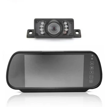 

Marsnaska High Quality 7" TFT LCD Wide Screen Car Rear View Backup Monitor + Transmitter + 7 LED Camera