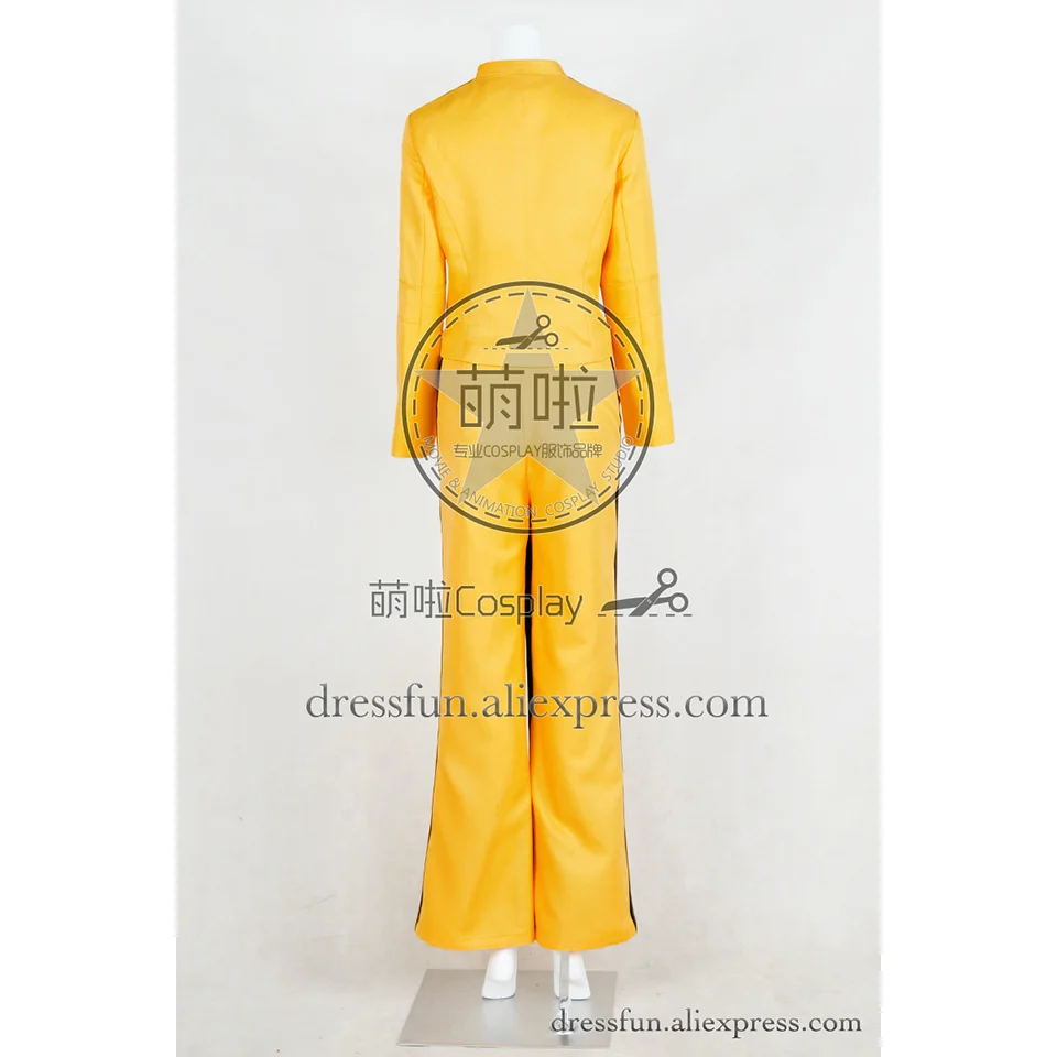 Kill Bill/костюм для косплея невесты Beatrix Michelle Kiddo новый желтый наряд униформа костюм