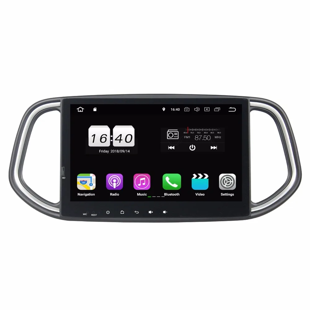 Flash Deal Android 8.1 Quad Core 10.1" Car radio dvd GPS Multimedia Head Unit for Kia KX3 2014-2017 With Bluetooth USB 4G WIFI Mirror-link 1