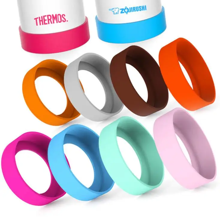 

DHL Bottom Protective Cover rubber bottom Sleeve silicone coasters multi color bottle mug cup Mats & Pads SN2048