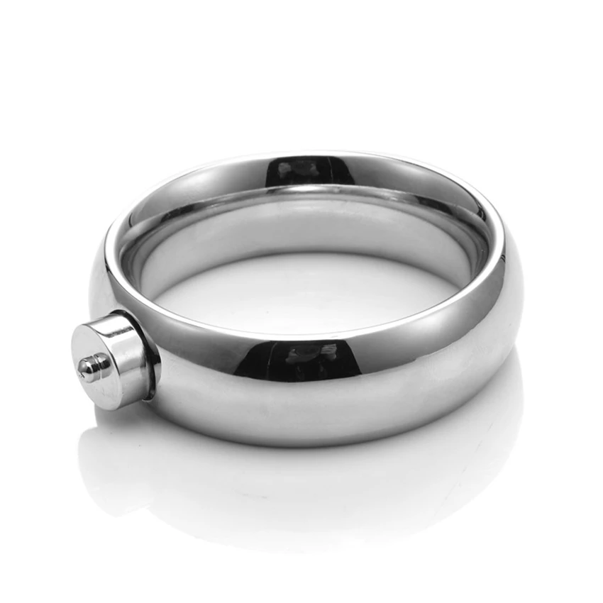 Electric Shock Metal Penis Ring Electro Shock Cock Ring Electrical