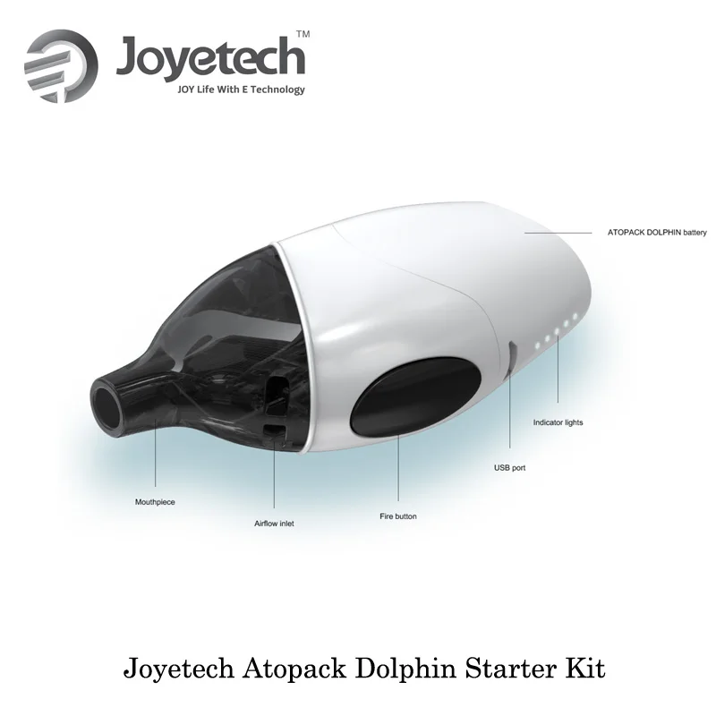 Elektronik sigara Joyetech ATOPACK DOLPHIN Starter Kit комплект все в одном 2100 мАч 6 0 мл/2 мл vape vs eleaf ijust s
