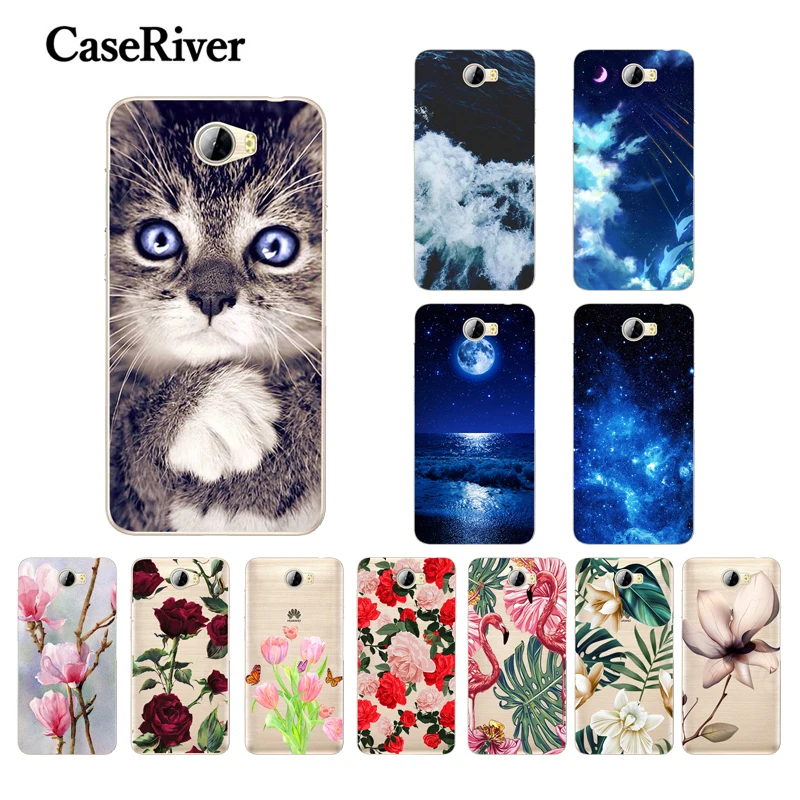 

Case FOR Huawei Y5 II Case Cover Soft TPU Silicone Phone Huawei Y6 II Compact Case Back LYO-L21 CUN-U29 Huawei Honor 5A Case