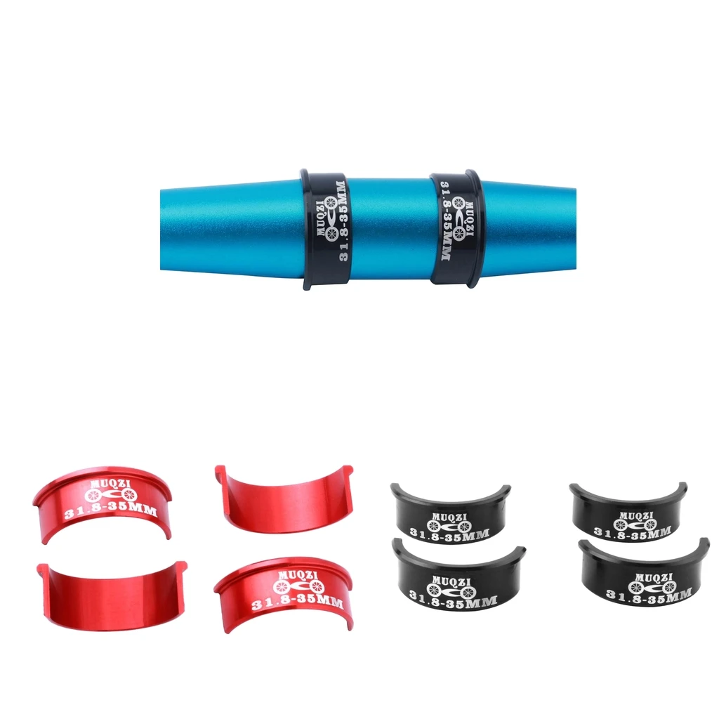 

4Pcs/Set 31.8mm to 35mm Bicycle Handlebar Shim Stem Adapter Accessories for MTB Road Mountain Fixed Gear Outdoor Bikes