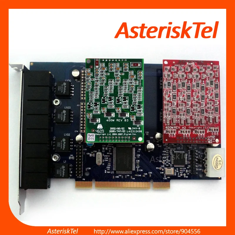 Карта Asterisk TDM800P FXO с 2 четырехъядерным модулем 4 + FXS порта dahdi Elastix tdm800 tdm400p для VoIP