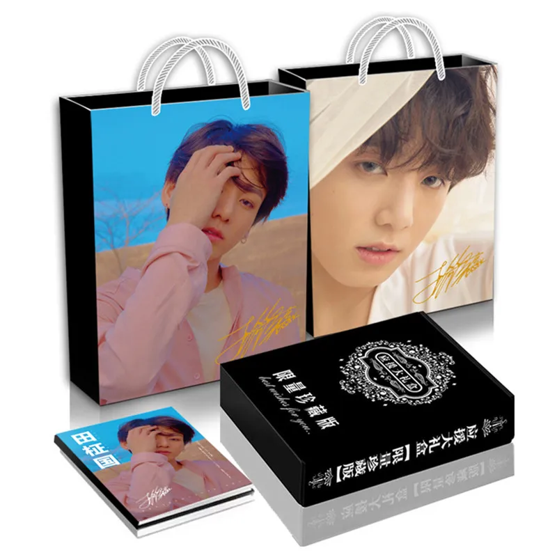 

[MYKPOP]BTS JUNGKOOK Luxury Gift Set CD+Post Card+Photo book+Badge+Photo Frame+Bookmarks+Stickers+Paper Bag SA18110703