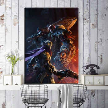 

1 Piece Game Poster Painting Darksiders Genesis Picture Artwork Decorative Painting for Home Decor Wall Art