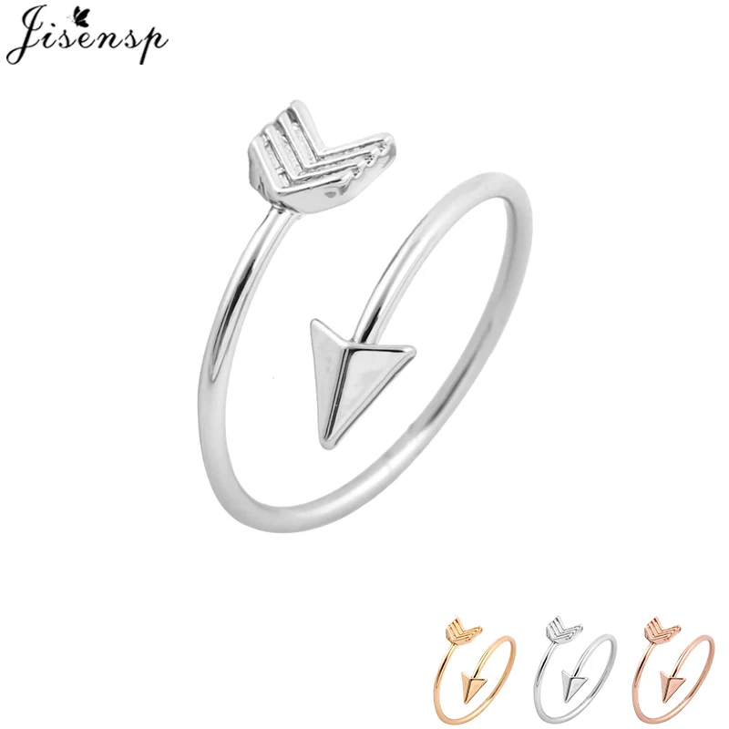 Jisensp геометрическое направление стрелы кольца для женщин BFF подарок Aneis Feminino