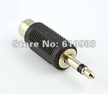 

(5 pieces/lot)3.5mm - RCA adapter 3.5mm male mono plug to Rca Female jack audio adapter connector