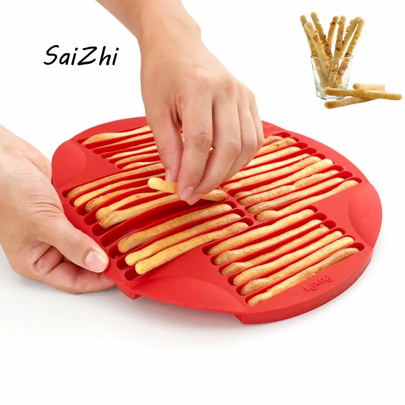 1 Pcs Eco-Friendly Silicone Finger Shape Biscuit Molds Chocolate Lollipop Mold Baking Tray Stick Tool DIY QC6419 | Дом и сад