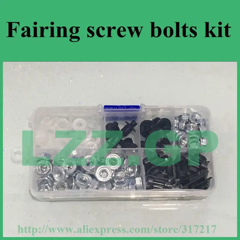 

Fairing bolts kit For KAWASAKI Ninja 650 650R ER6F ER-6F 2006 2007 2008 07 07 08 Body Fairing Bolt Screw Fastener Fixation Kit K