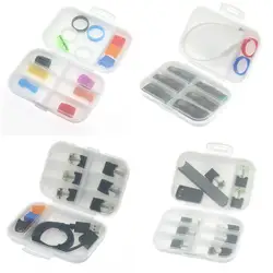 5 шт. пластиковые ящики для хранения чехол для Vape Pods картридж E-сигаретные катушки зарядное устройство кабель сумка для переноски легко