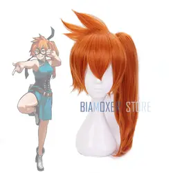 Biamoxer мой герой Академии Boku без Хиро академия Itsuka Кендо оранжевый хвост Косплэй парик