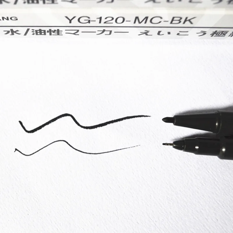 Перо Fineliner 10 шт./компл. рисование черная пигментная подкладка художественный