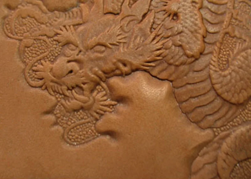 Рисунок дракона ручная работа уникальный дизайн кожаные рабочие инструменты резьба удары штамп ремесло кожа с кожаными резными инструментами