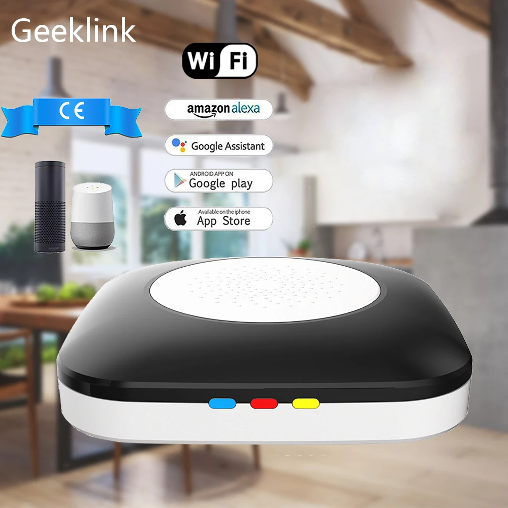 Geeklink умный дом Мини хост контроллер работает с Google Home Alexa датчик тела движения