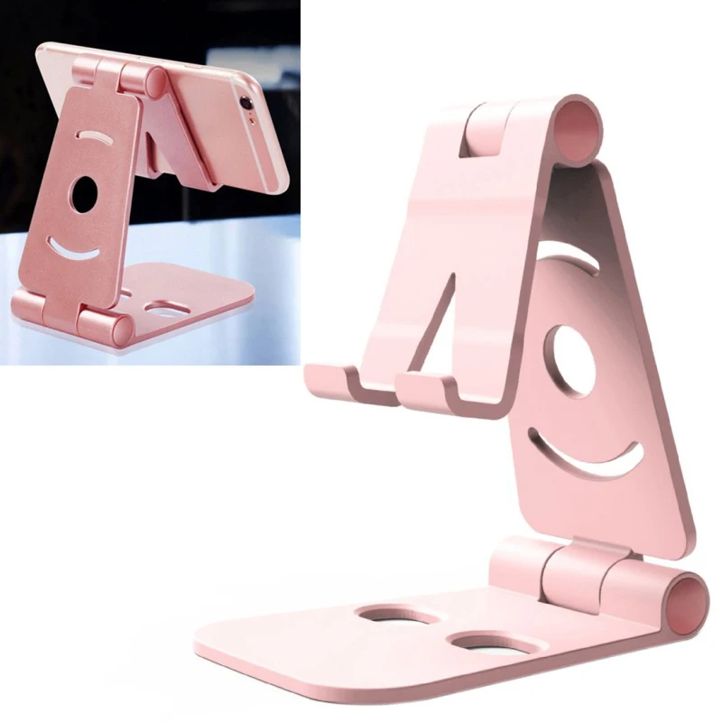 

Mobile Phone Holder Stand Aluminium Alloy Metal Tablet Universal Foldable Mobile Phone for Samsung Galaxy S9 S8 Tablet Desk