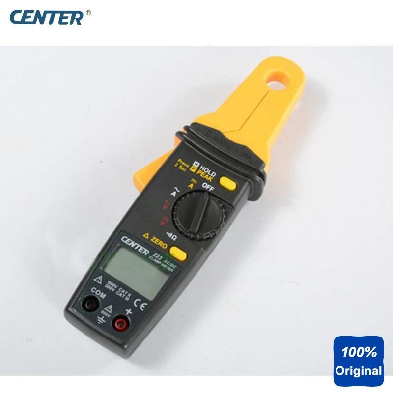 

1mA Resolution High Resolution AC/DC Clamp Meter CENTER-223
