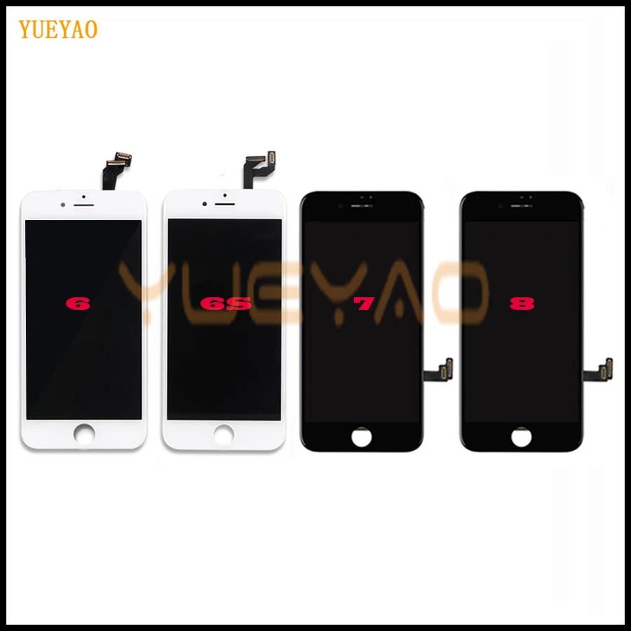 AAA + 5S ЖК-дисплей для iPhone 6 6s 7 8 полный комплект дигитайзера сборка 3D сенсорный