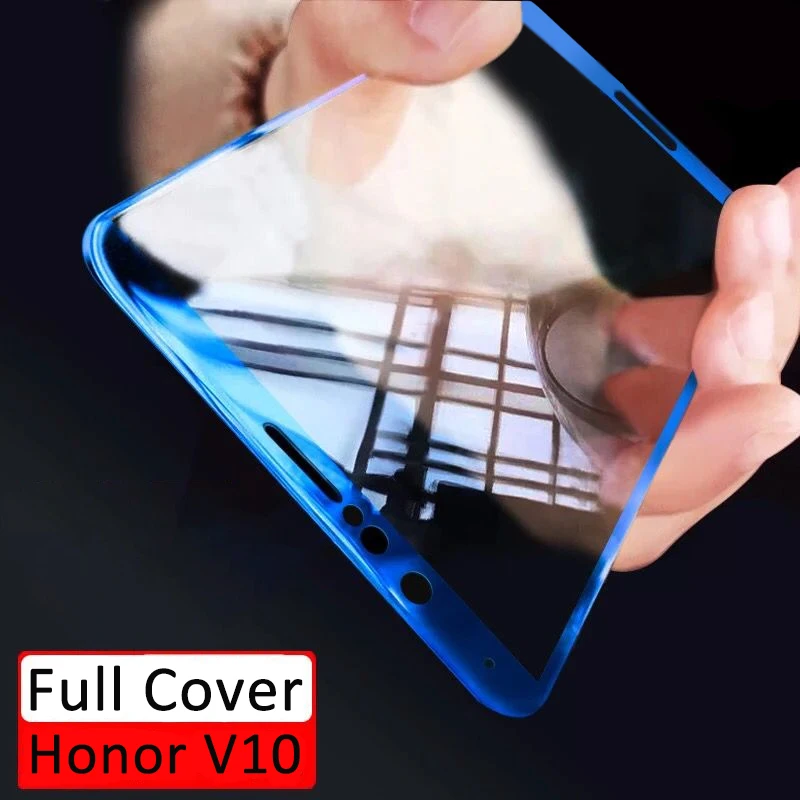 Full protective tempered glass for Huawei Honor 10 Lite screen protector on Huawey View V10 Honor10 lite glasses film | Мобильные