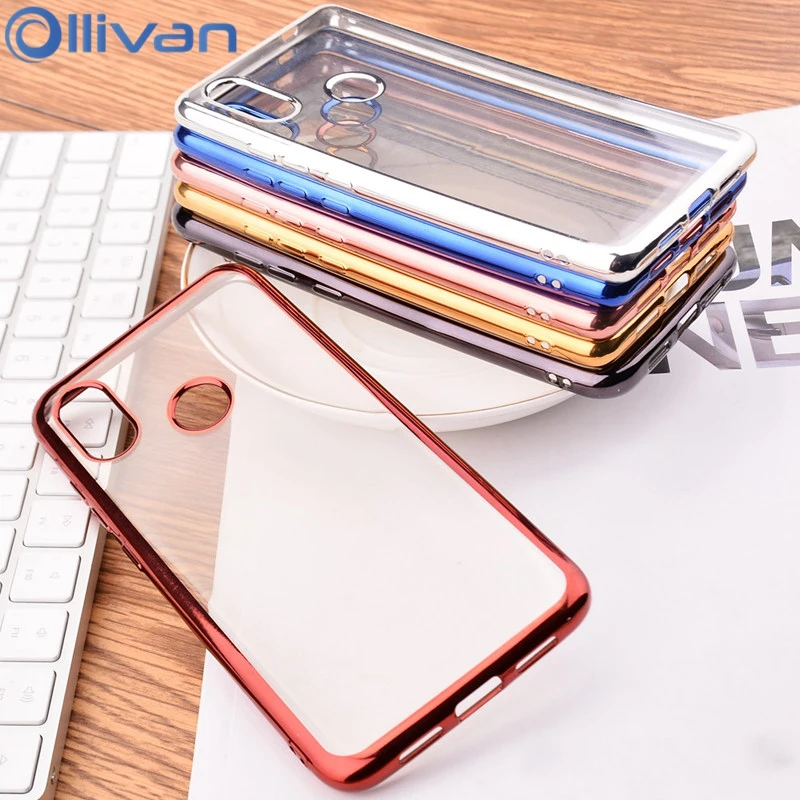 

Ollivan Cases For Xiaomi Mi Max 3 Case Luxury Laser Plating Soft Clear Back Cover For Xiaomi Mi 8 se Max 3 Mix 2 s Pocophone f1