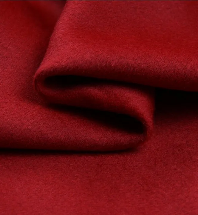 Роскошная шерстяная кашемировая шерстяная ткань, плотная ткань для пальто и двусторонняя ткань