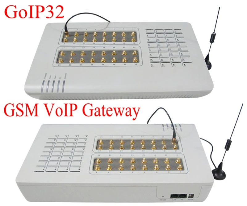 GoIP32 GSM VOIP с 32 SIM портами для IP PBX/маршрутизатора|gsm voip|voip gsmpbx voip |