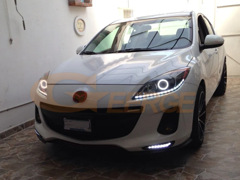 Для Mazda 3 mazda3 BL 2009 2010 2011 2012 2013 седан хэтчбек отличное Ультра яркое освещение smd комплект светодиодов «глаза ангела» дневные ходовые огни