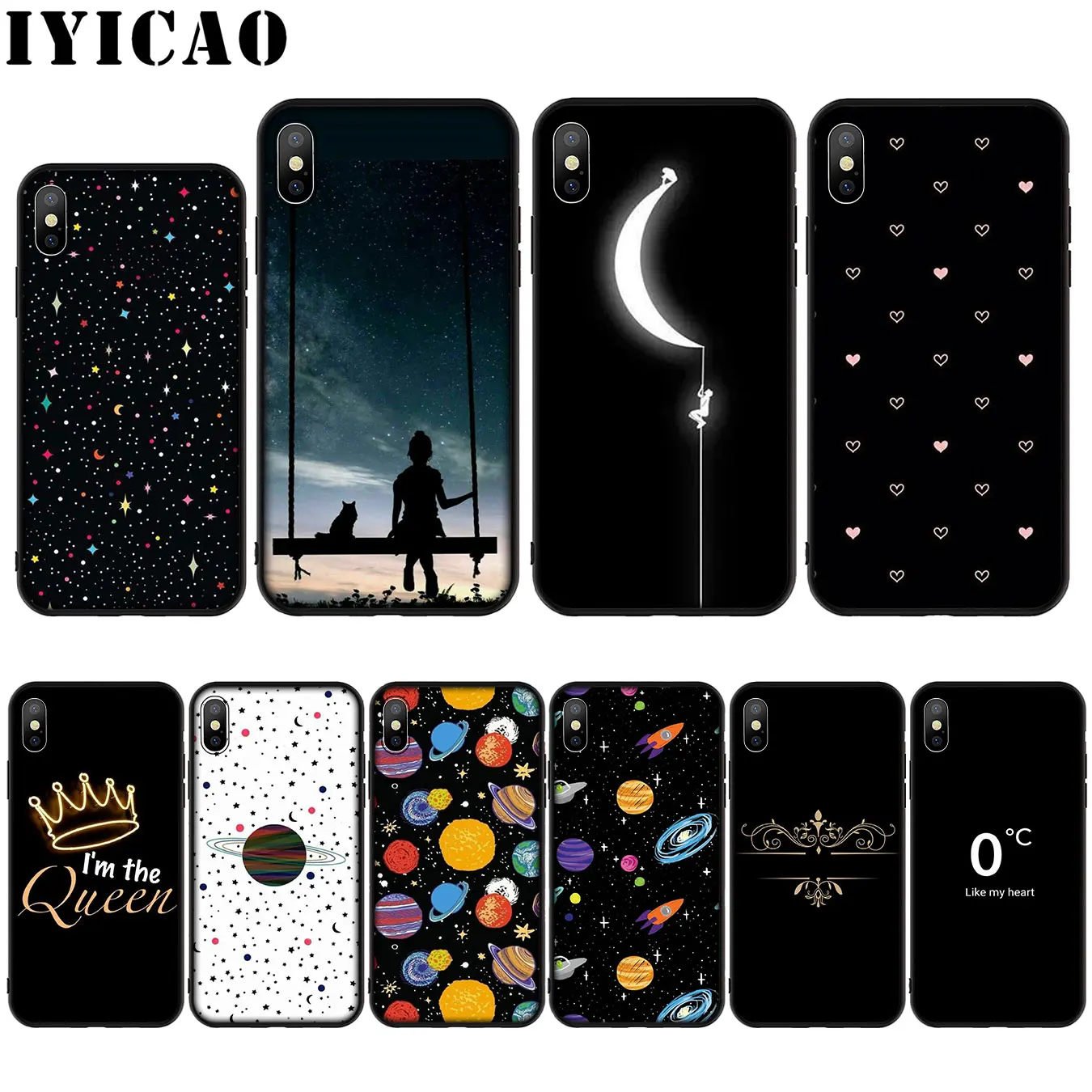 Простой модный силиконовый мягкий чехол с любовным сердцем для iPhone 11 Pro Max XR X XS 8 7 6