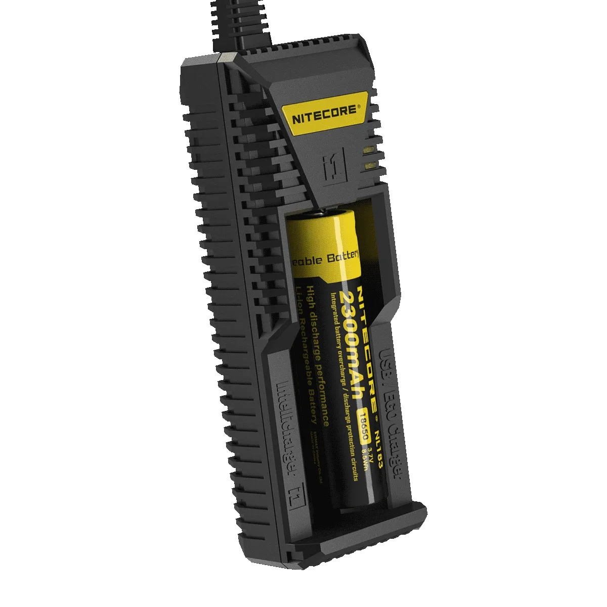 NITECORE i1 цифровое умное зарядное устройство+ 18650 перезаряжаемая батарея EGO IMR Li-Ion 17650 17670 RCR123A 16340 14500 обратная полярность 1A