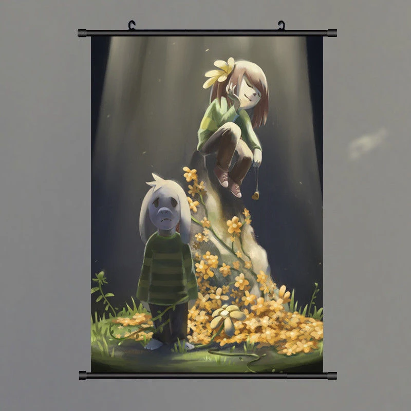 アニメポスター新 Undertale ゲーム寝室の壁スクロールプリント絵画家の装飾日本の漫画の装飾ポスター Painting Calligraphy Aliexpress
