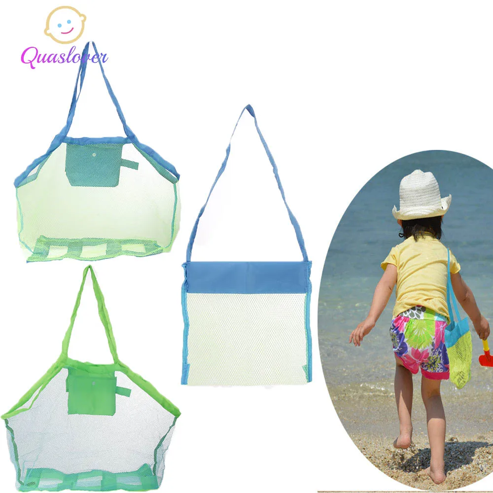 Kids Sand Toys Handbag Beach Mesh Toys Game Bag Organizer Children