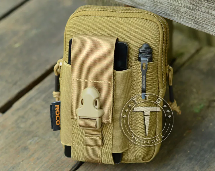 Тактическая поясная Сумка Molle EDC с держателем для мобильного телефона