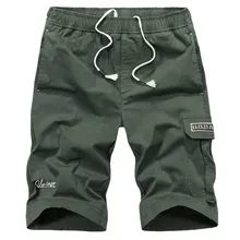 Летние грузовые шорты боковой карман хлопок человек повседневное Boardshort прямые мешковатые пляжные короткие мужская одежда