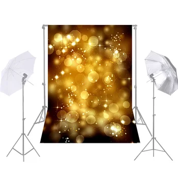

Andoer Photography Background Light Spot 1.5 * 2.1m/5 * 7ft Glitter Light Bokeh Spot Backdrop Digital Printed Photo Studio Props