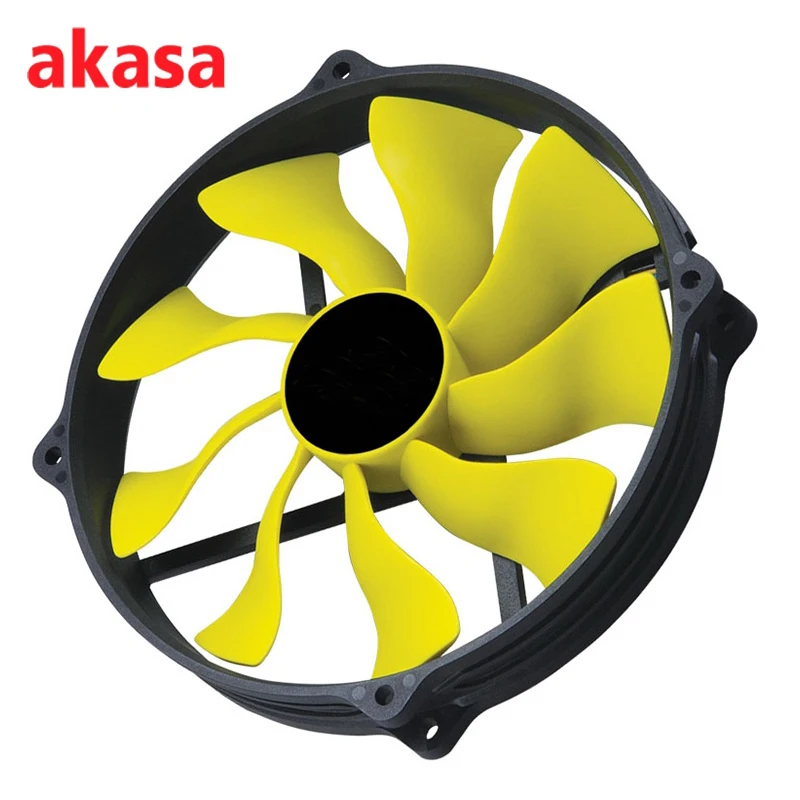 أكاسا الترا هادئة 145 ملليمتر 4 دبوس pwm الافعى S-FLOW pc cpu fan تبريد الحرارة بالوعة هيدرو ديناميك تحمل الكمبيوتر تبريد المشجعين