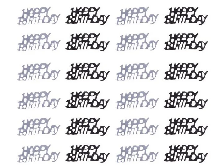 

confetti happy birthday for Gift Craft Birthday Party baby shower favor Decoration DIY table crakers scatter sprinkles Wh