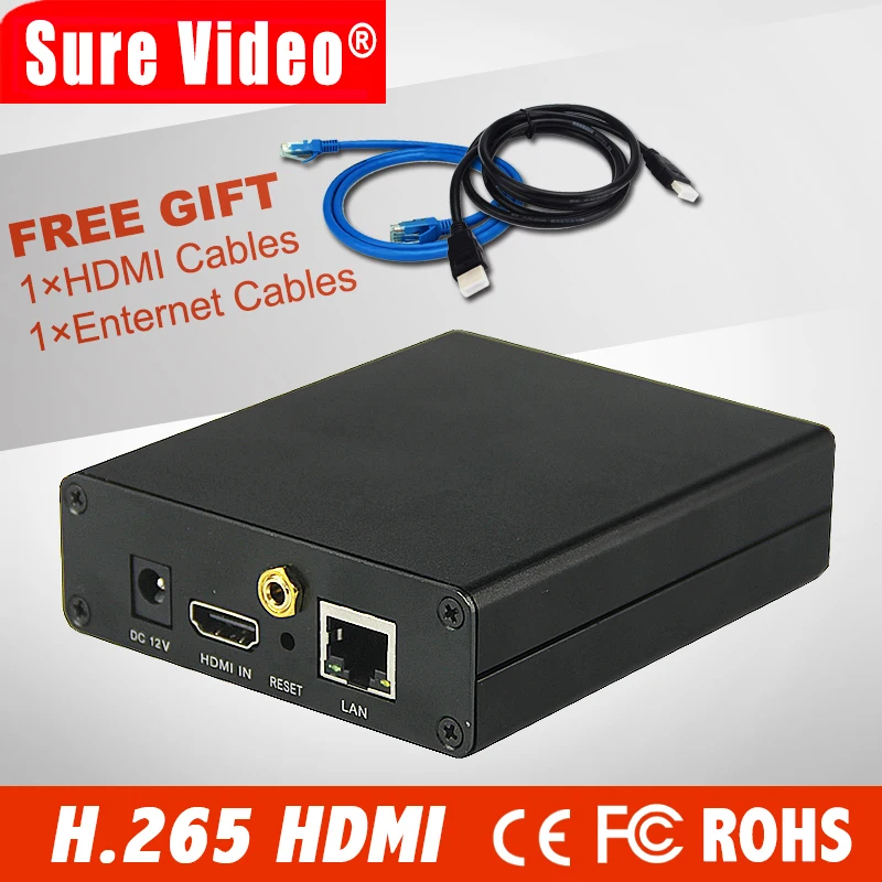 Full HD H.264 AVC HDMI iptv encoder for Live Broadcast to Youtube Wowza Facebook Ustream
