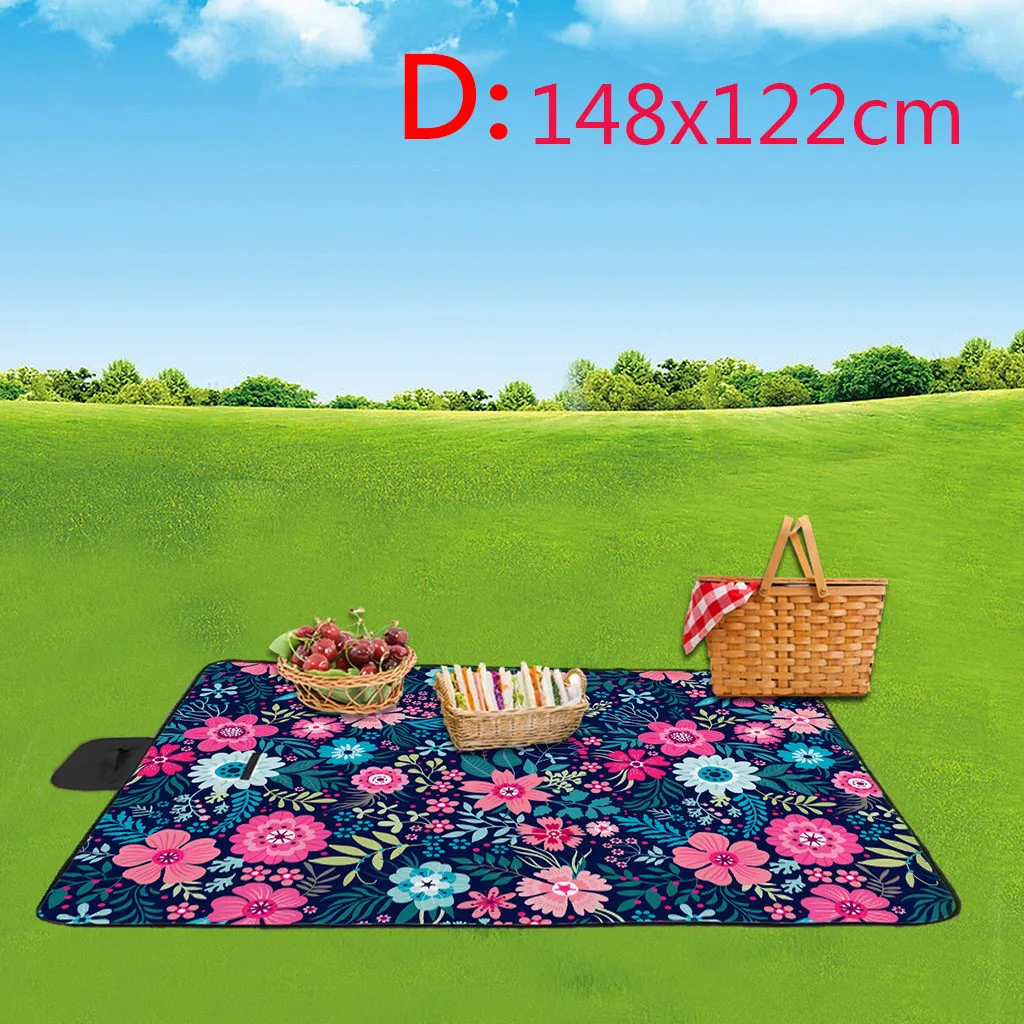 2019 عيد الفصح مقبض تصميم 3D الرقمية الطباعة كامل البوليستر أكسفورد القماش سجادة للرحلات طوي في الهواء الطلق التخييم حصيرة عالية الجودة