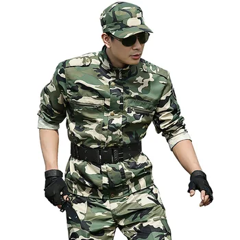 

Military Uniform Tactical Green Camouflage Clothes US Army Uniforme Ropa Militar Multicam Clothing Combat Jacket +Cargo Pant Men