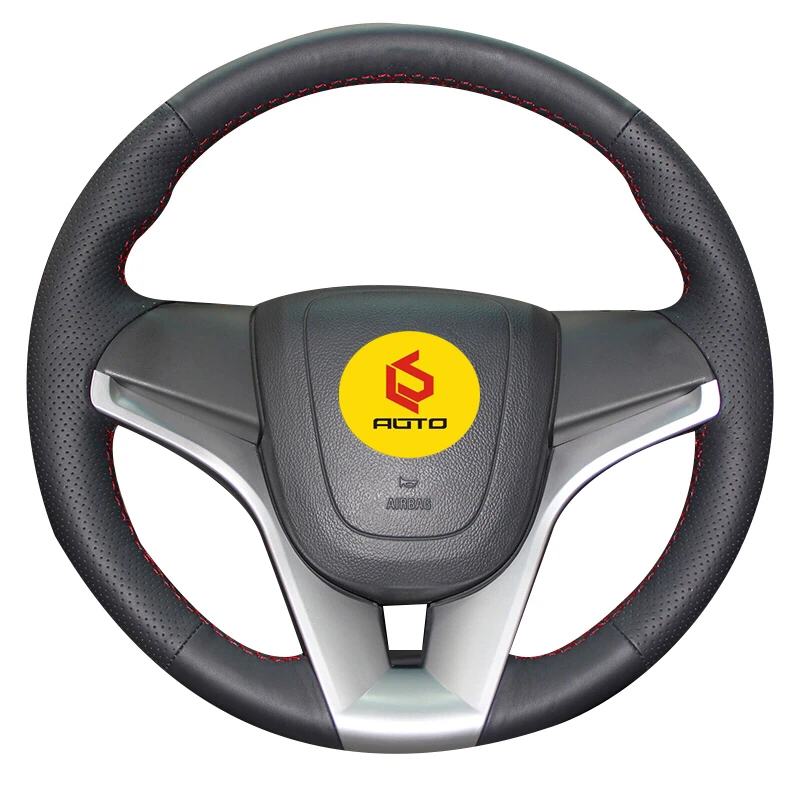 

Braid on the Steering Wheel Cover for Chevrolet Cruze 2009-2014 Chevrolet Aveo 2011-2014 Holden Cruze Tampa do volante do carr