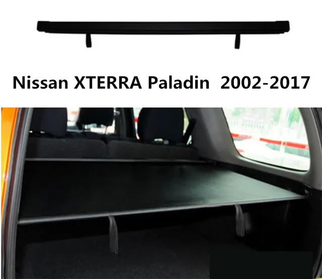 For Nissan Xterra Paladin 2002 2017 Rear Trunk Security Shield Cargo For Nissan Xterra Paladin 2002 2017 Rear Trunk Security Shield Cargo Cover High Quality Car