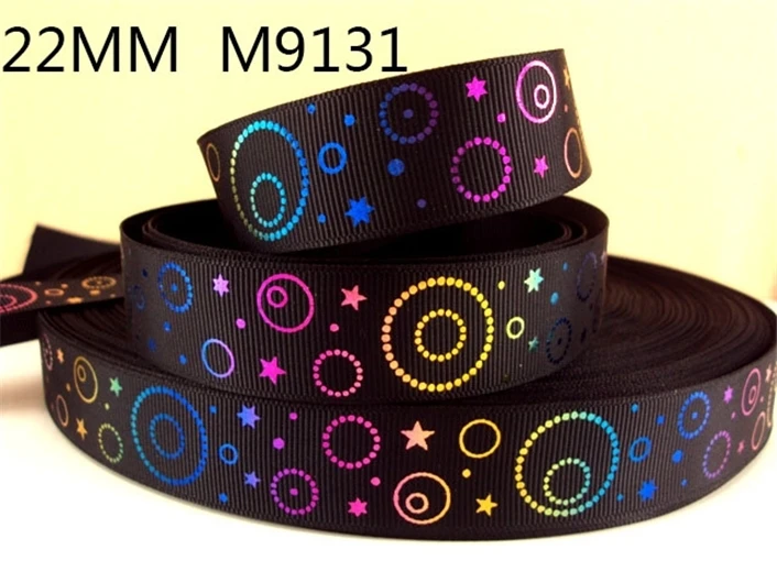 (5yds в рулоне) 5Y9131 лента с принтом Давида 7/8 &quot для Grosgrain Свадебная Упаковка