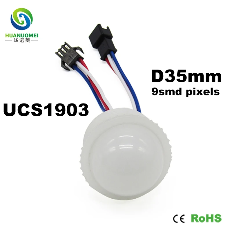 35 мм 9 светодиодный s UCS1903 Магия digital dream Цвет rgb пиксельный модульный светильник 5050
