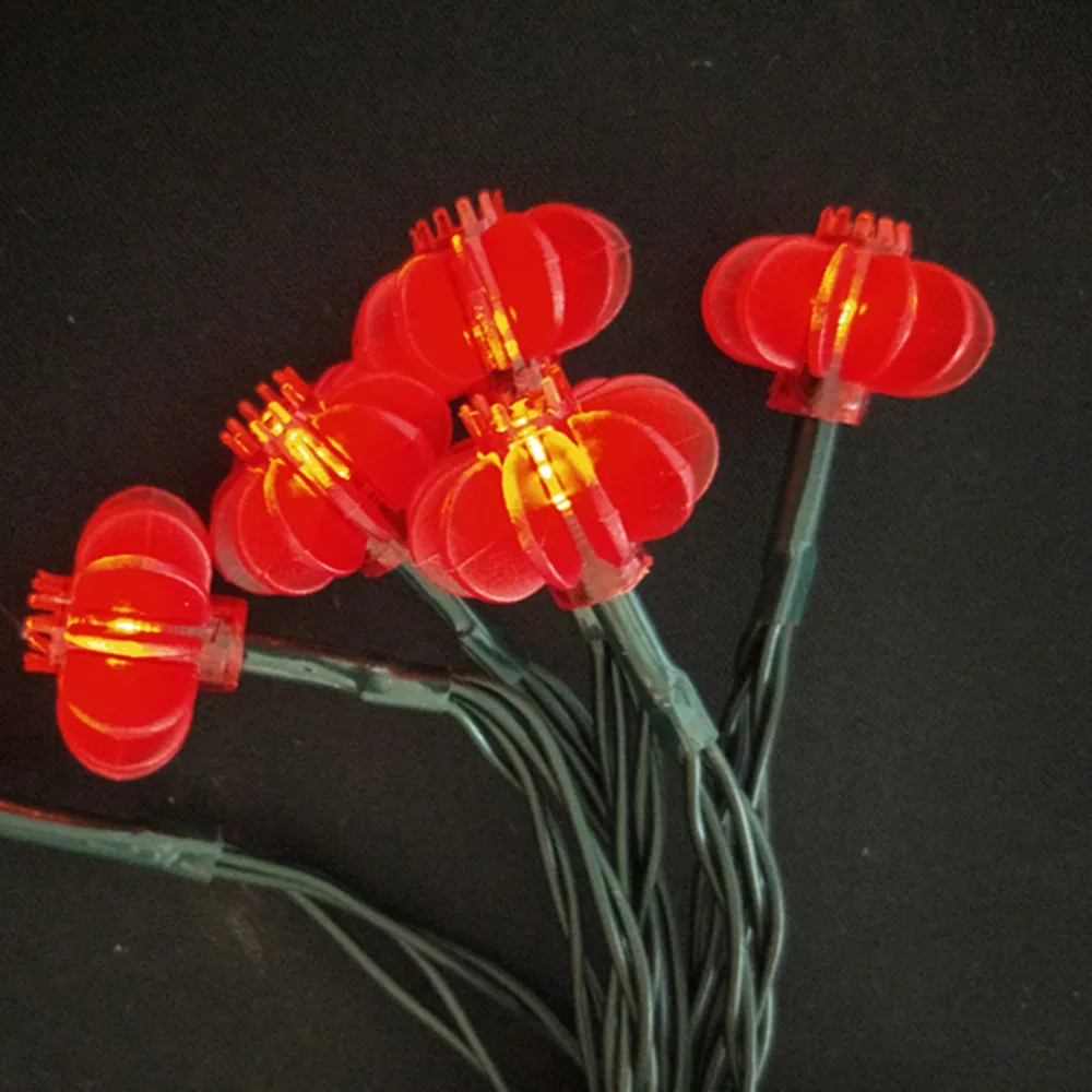 solar red lanterns lights