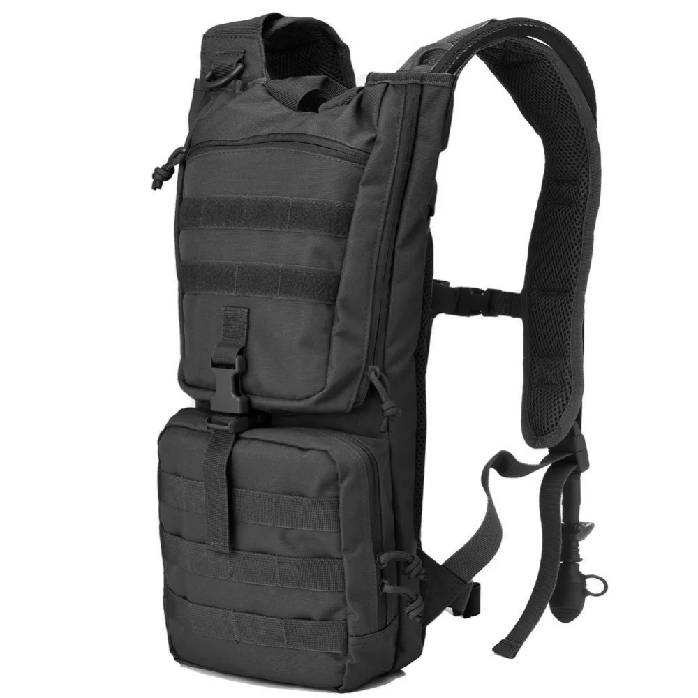 Tactical Hydration Pack Backpack with 2.5L BPA Free Water Bladder