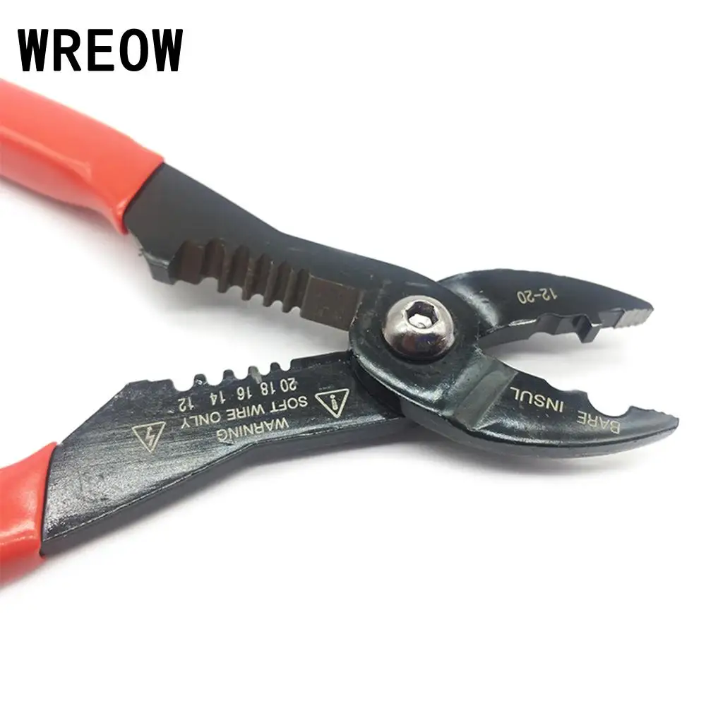 

Crimper Cable Cutter Automatic Wire Stripper Multifunctional Stripping Tools chrome vanadium steel Crimping Pliers 12- 20mm AWG