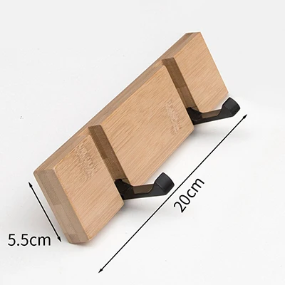 2 hook Wood color Magic Union складываемый крючок винтажные крючки навесная дверь крючок полотенце для хранения одежды скрытый крючок домашний декор вешалка для пальто - Цвет: 2 hook Wood color